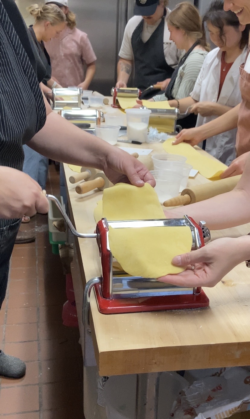 Hands-on fresh pasta-making class hosted by VARY